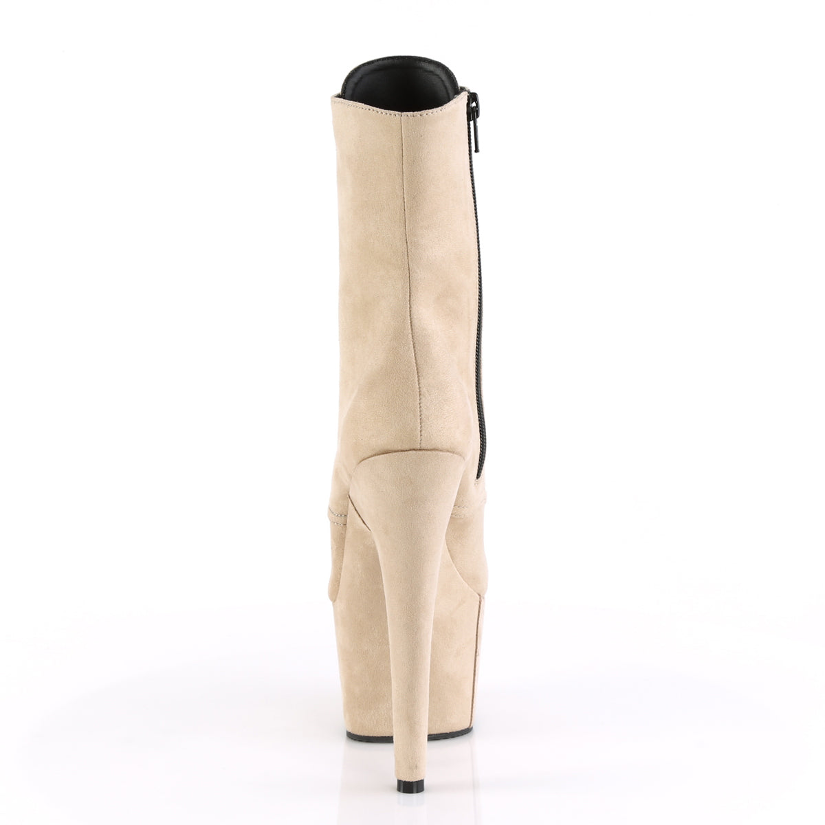 【PLEASER】ADORE-1020FS プラットフォームシューズ Beige Faux Suede/Beige Faux Suede【取寄】