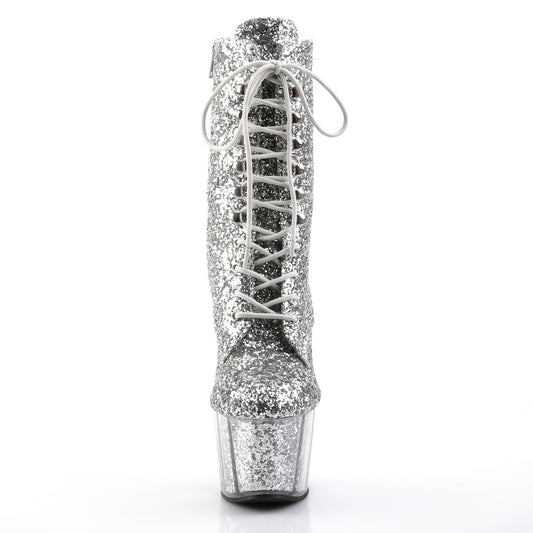【PLEASER】ADORE-1020G シューズ Slv Glitter/Slv Glitter【取寄】