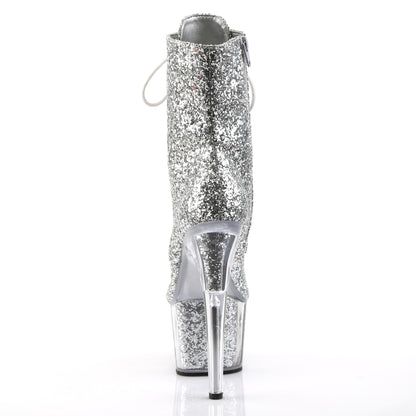 【PLEASER】ADORE-1020G プラットフォームシューズ Slv Glitter/Slv Glitter【取寄】