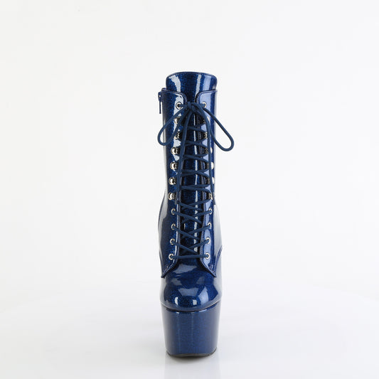 【PLEASER】ADORE-1020GP プラットフォームシューズ Navy Blue Glitter Pat/M【取寄】