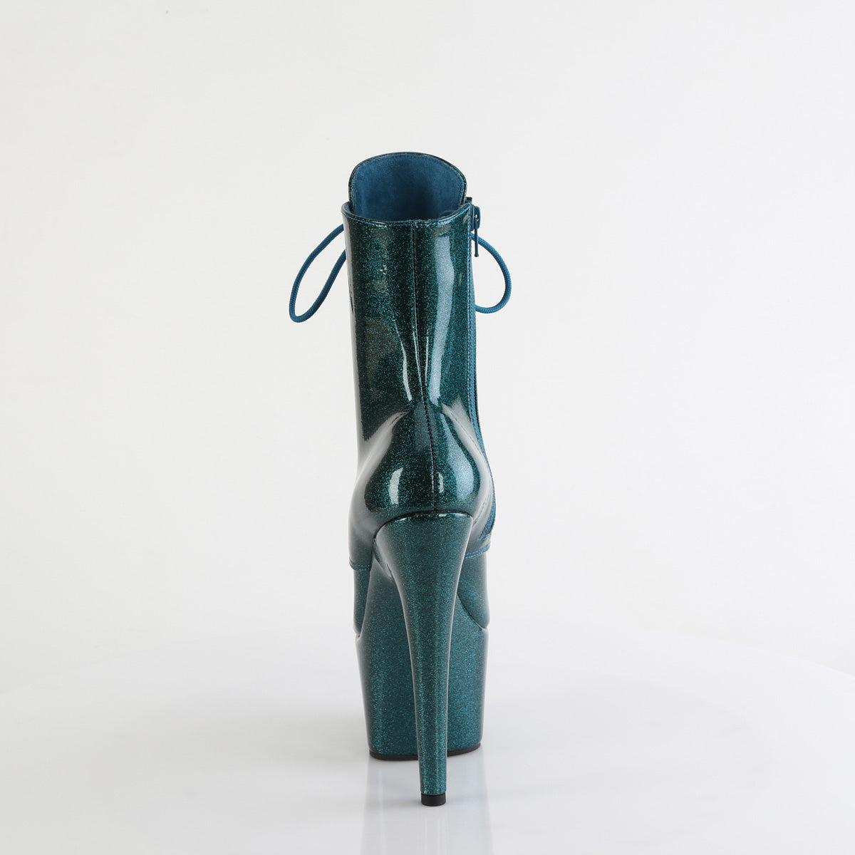 【PLEASER】ADORE-1020GP プラットフォームシューズ Teal Glitter Pat/M【取寄】