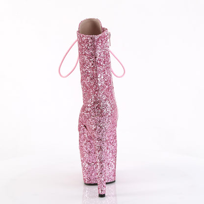 【PLEASER】ADORE-1020GWR プラットフォームシューズ B. Pink Glitter/B. Pink Glitter【取寄】