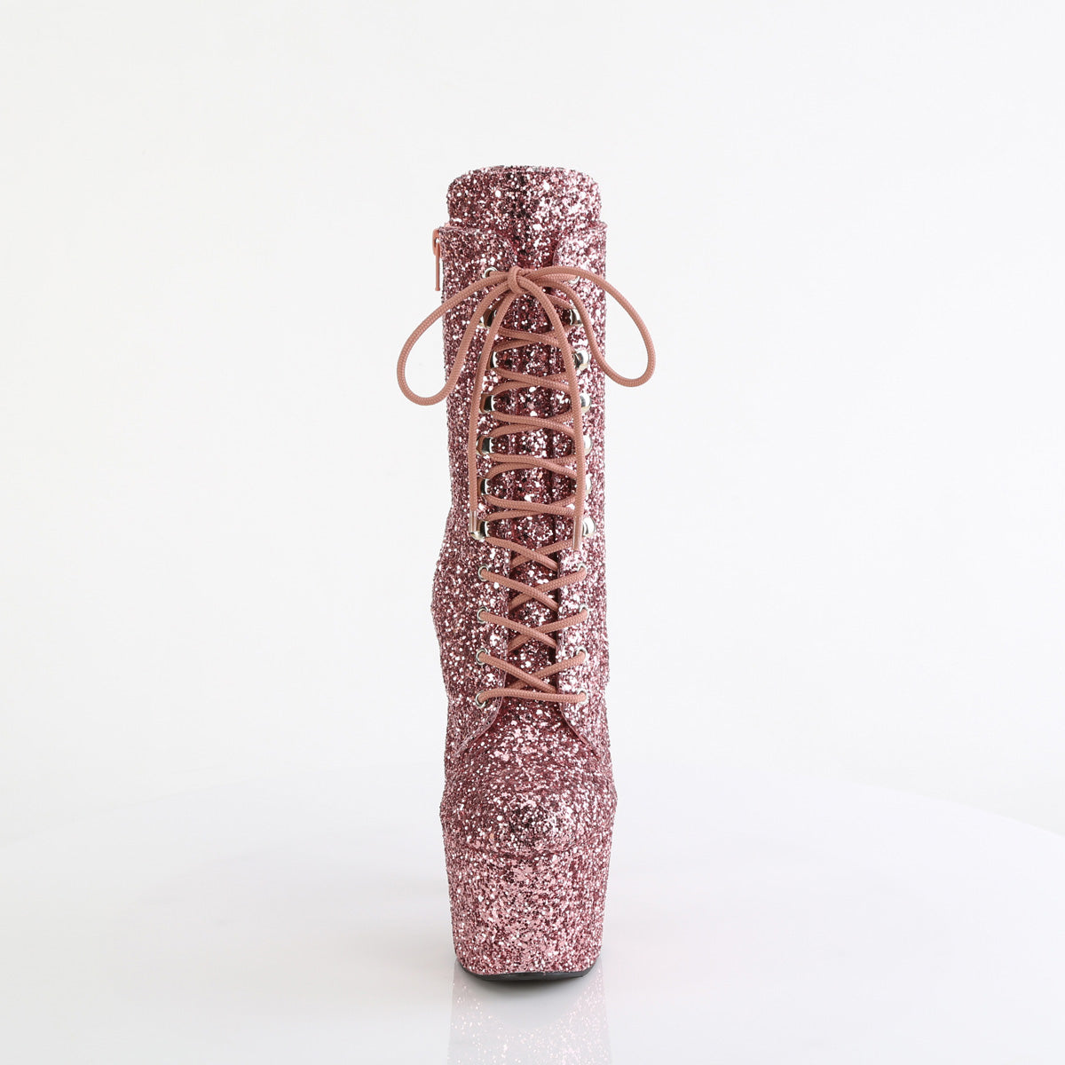【PLEASER】ADORE-1020GWR プラットフォームシューズ Rose Gold Glitter/Rose Gold Glitter【取寄】