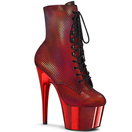 【PLEASER】ADORE-1020HFN シューズ Red Holo/Red Chrome【取寄】