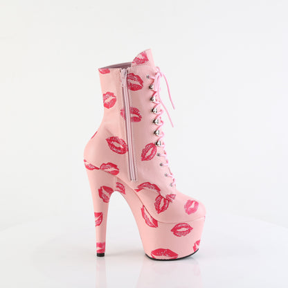 【PLEASER】ADORE-1020KISSES シューズ B. Pink Faux Leather/B. Pink Faux Leathe【取寄】