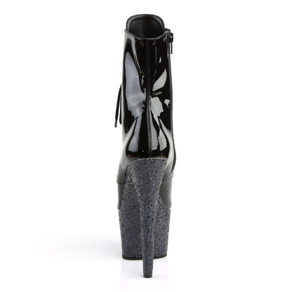 【PLEASER】ADORE-1020LG シューズ Blk Pat/Blk Multi Glitter【取寄】