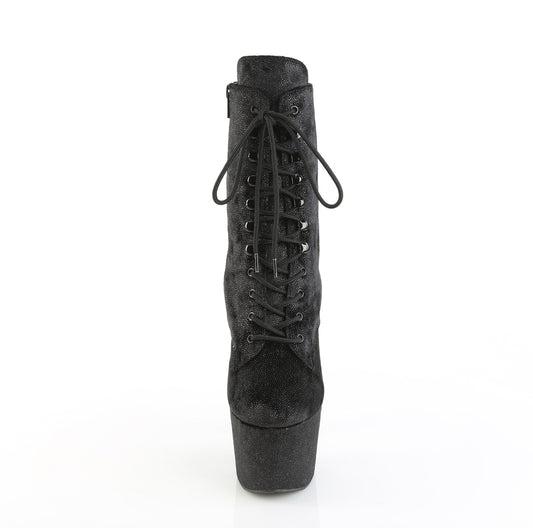 【PLEASER】ADORE-1020WR プラットフォームシューズ Blk Shimmering Fabric/Blk【取寄】
