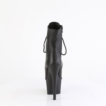 【PLEASER】ADORE-1021 シューズ Blk Leather/Blk Matte【取寄】