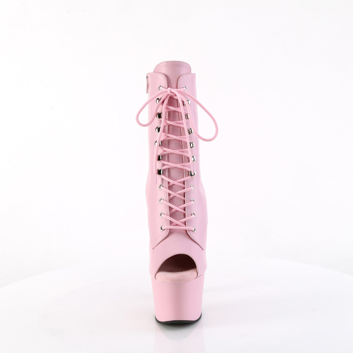 【PLEASER】ADORE-1021 プラットフォームシューズ B. Pink Faux Le/B. Pink Matte【取寄】