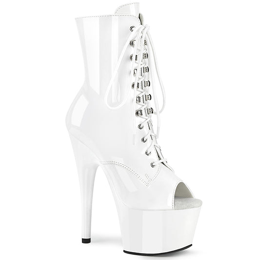 【PLEASER】ADORE-1021 プラットフォームシューズ Wht Pat/Wht【取寄】