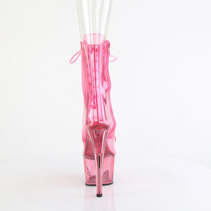 【PLEASER】ADORE-1021C-T プラットフォームシューズ B. Pink Translucent PVC/B.G. Pink Tinted【取寄】