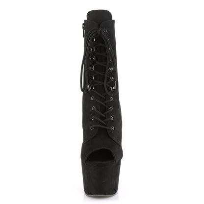 【PLEASER】ADORE-1021FS シューズ Blk Faux Suede/Blk Faux Suede【取寄】