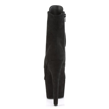 【PLEASER】ADORE-1021FS シューズ Blk Faux Suede/Blk Faux Suede【取寄】