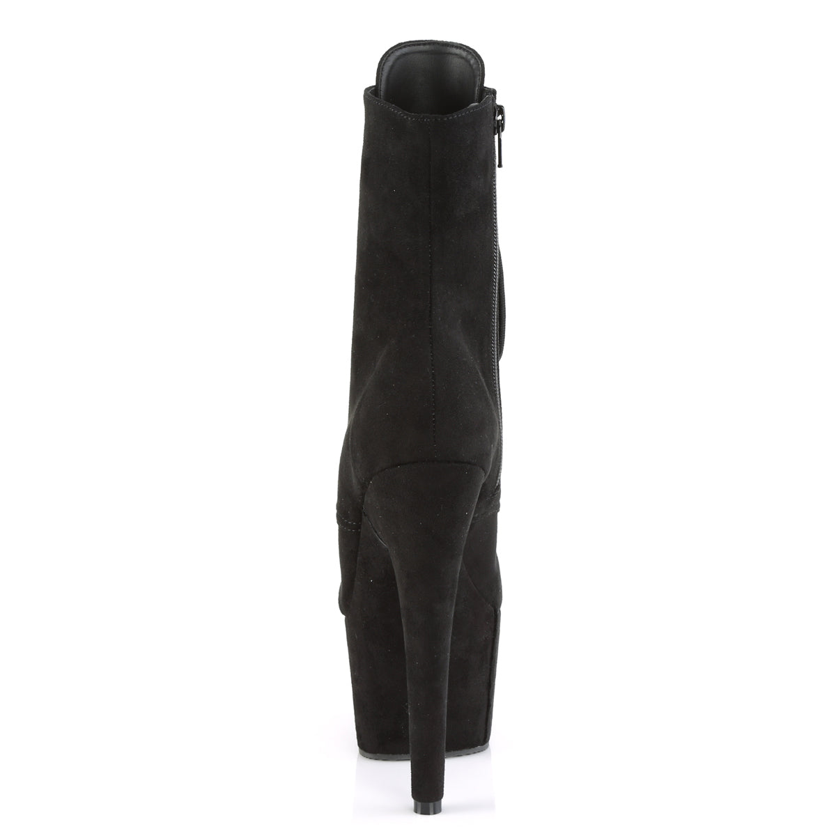 【PLEASER】ADORE-1021FS プラットフォームシューズ Blk Faux Suede/Blk Faux Suede【取寄】