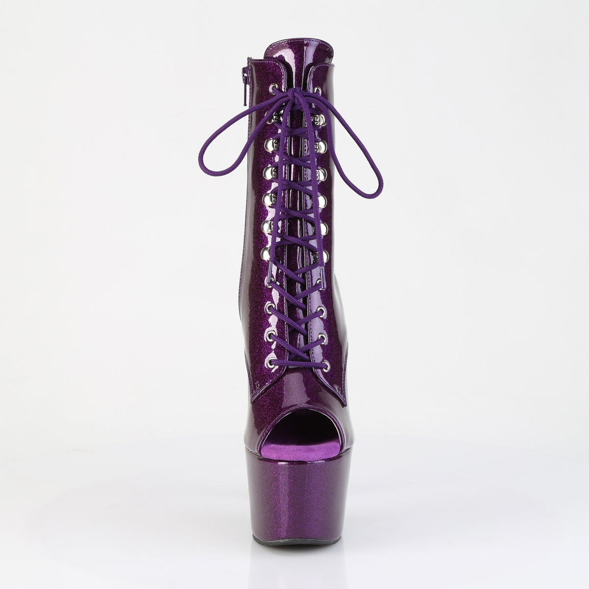 【PLEASER】ADORE-1021GP シューズ Purple Glitter Pat/M【取寄】