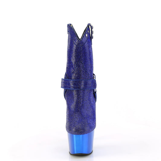 【PLEASER】ADORE-1029CHRS シューズ Royal Blue RS/Royal Blue Chrome【取寄】
