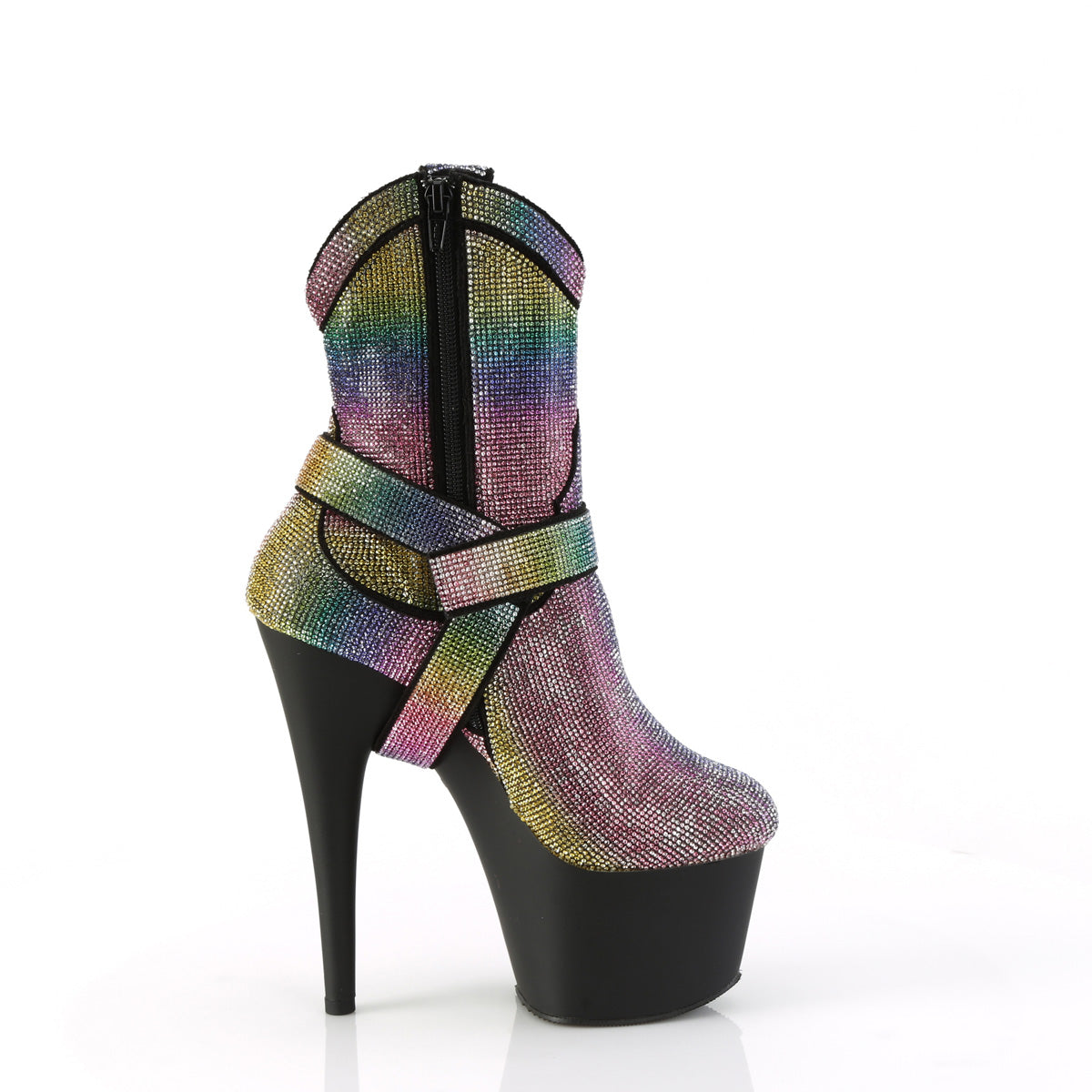 【PLEASER】ADORE-1029RS プラットフォームシューズ Multi RS/Blk Matte【取寄】
