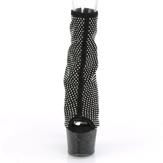 【PLEASER】ADORE-1031GM シューズ Blk Fabric-RS Mesh/Blk Matte【取寄】