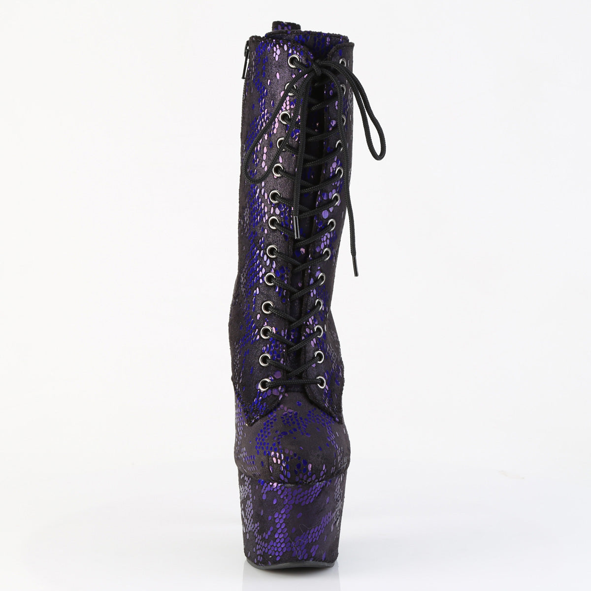 【PLEASER】ADORE-1040SPF シューズ Purple Metallic Snake Print Fabric/M【取寄】
