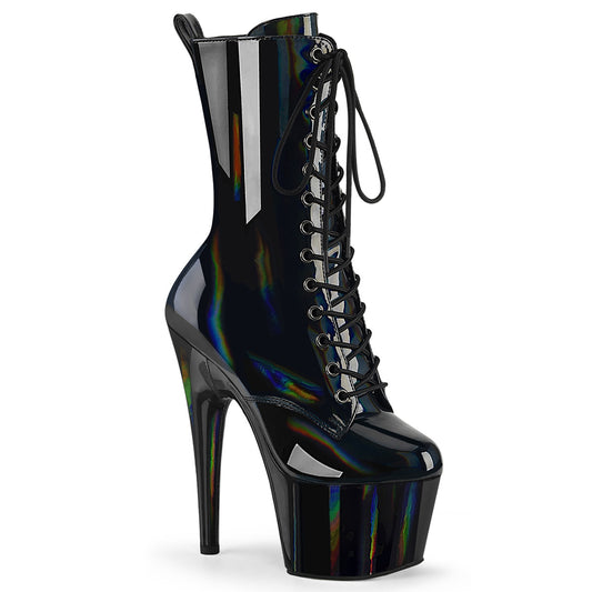 【PLEASER】ADORE-1040WR-HG プラットフォームシューズ Blk Holo Pat/M【取寄】
