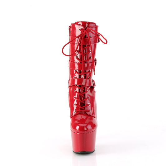 【PLEASER】ADORE-1043 プラットフォームシューズ Red Pat/Red Pat【取寄】