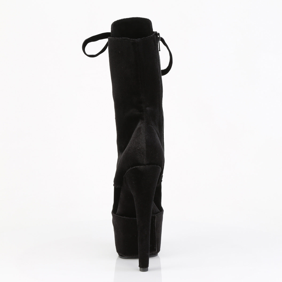 【PLEASER】ADORE-1045VEL シューズ Blk Velvet/Blk Velvet【取寄】