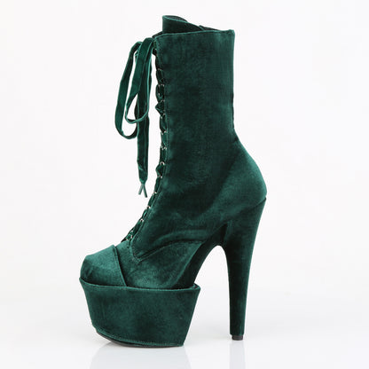 【PLEASER】ADORE-1045VEL シューズ Emerald Green Velvet/Emerald Green Velvet【取寄】