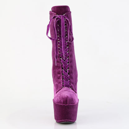 【PLEASER】ADORE-1045VEL シューズ Purple Velvet/Purple Velvet【取寄】