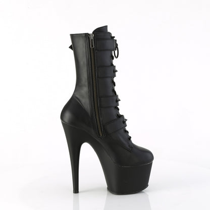 【PLEASER】ADORE-1046 シューズ Blk Faux Leather/Blk Matte【取寄】