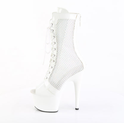 【PLEASER】ADORE-1048RSNT シューズ Wht Pat-Mesh-RS/Wht【取寄】