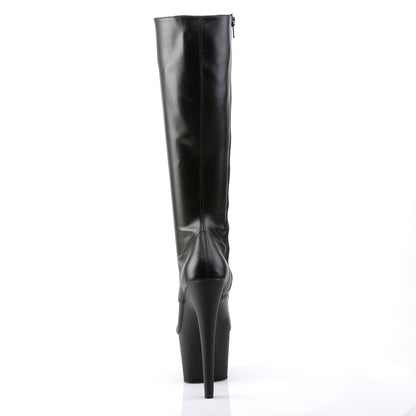 【PLEASER】ADORE-2023 シューズ Blk Str Faux Leather/Blk Matte【取寄】