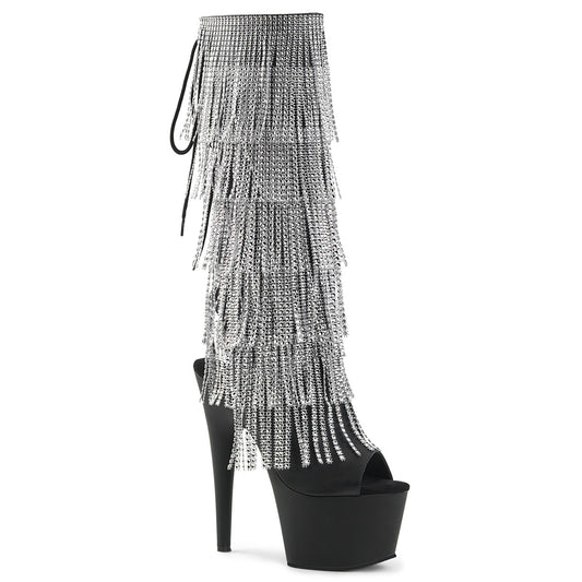 【PLEASER】ADORE-2024RSF シューズ Blk Str Faux Leather/Blk Matte【取寄】