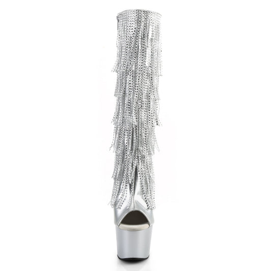 【PLEASER】ADORE-2024RSF プラットフォームシューズ Slv Metallic Pu/Slv Matte【取寄】