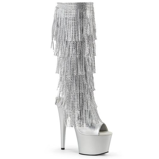 【PLEASER】ADORE-2024RSF プラットフォームシューズ Slv Metallic Pu/Slv Matte【取寄】