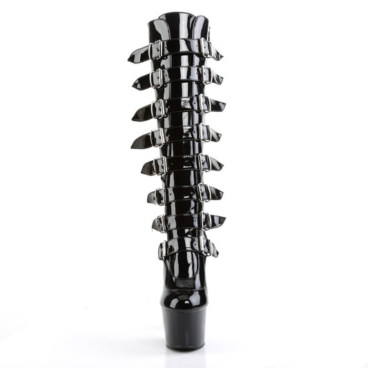 【PLEASER】ADORE-2043 プラットフォームシューズ Blk Pat/Blk【取寄】