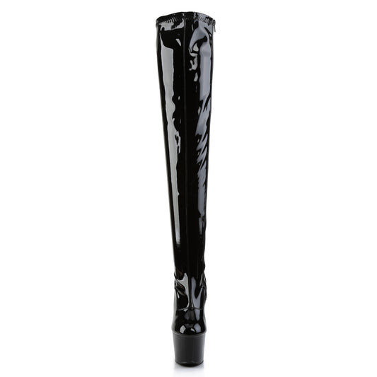 【PLEASER】ADORE-3000 プラットフォームシューズ Blk Str Pat/Blk【取寄】