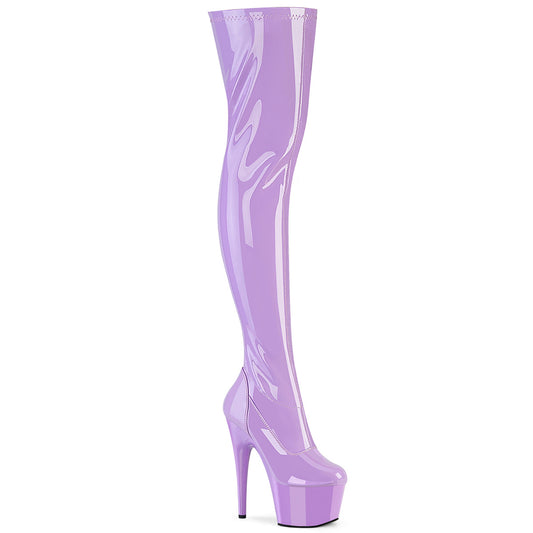 【PLEASER】ADORE-3000 プラットフォームシューズ Lavender Str. Pat/Lavender【取寄】