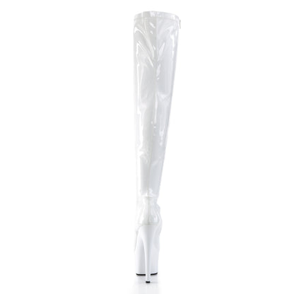 【PLEASER】ADORE-3000 シューズ Wht Str Pat/Wht【取寄】
