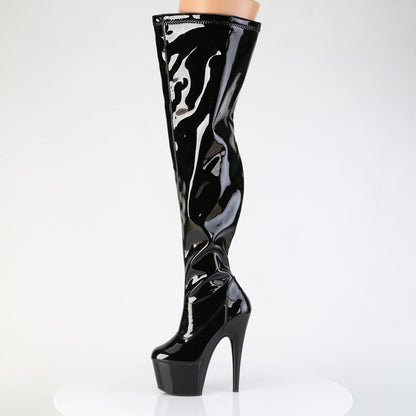 【PLEASER】ADORE-3000WCF プラットフォームシューズ Blk Str. Pat/Blk【取寄】