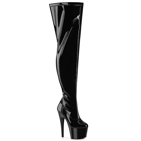 【PLEASER】ADORE-3000WCF プラットフォームシューズ Blk Str. Pat/Blk【取寄】