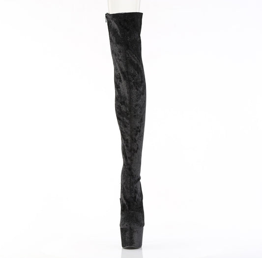 【PLEASER】ADORE-3000WR プラットフォームシューズ Blk Shimmering Fabric/Blk【取寄】
