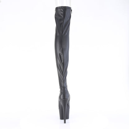 【PLEASER】ADORE-3011 シューズ Blk Str. Faux Leather/Blk Matte【取寄】