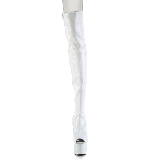 【PLEASER】ADORE-3011HWR プラットフォームシューズ Wht Str. Holo/Wht Holo【取寄】
