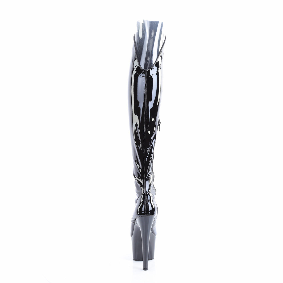 【PLEASER】ADORE-3014 プラットフォームシューズ Blk Str. Pat/Blk【取寄】