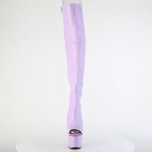 【PLEASER】ADORE-3019 プラットフォームシューズ Lavender Faux Leather/Lavender Matte【取寄】