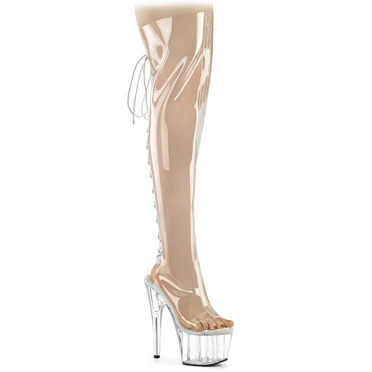 【PLEASER】ADORE-3019C プラットフォームシューズ Clr TPU/Clr【取寄】