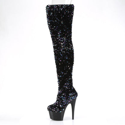 【PLEASER】ADORE-3020 シューズ Blk Multi Seuqins/Blk【取寄】