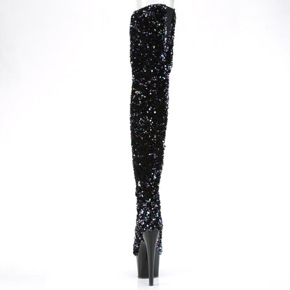 【PLEASER】ADORE-3020 シューズ Blk Multi Seuqins/Blk【取寄】