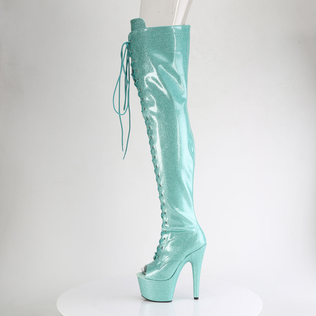 【PLEASER】ADORE-3021GP シューズ Aqua Glitter Pat/M【取寄】