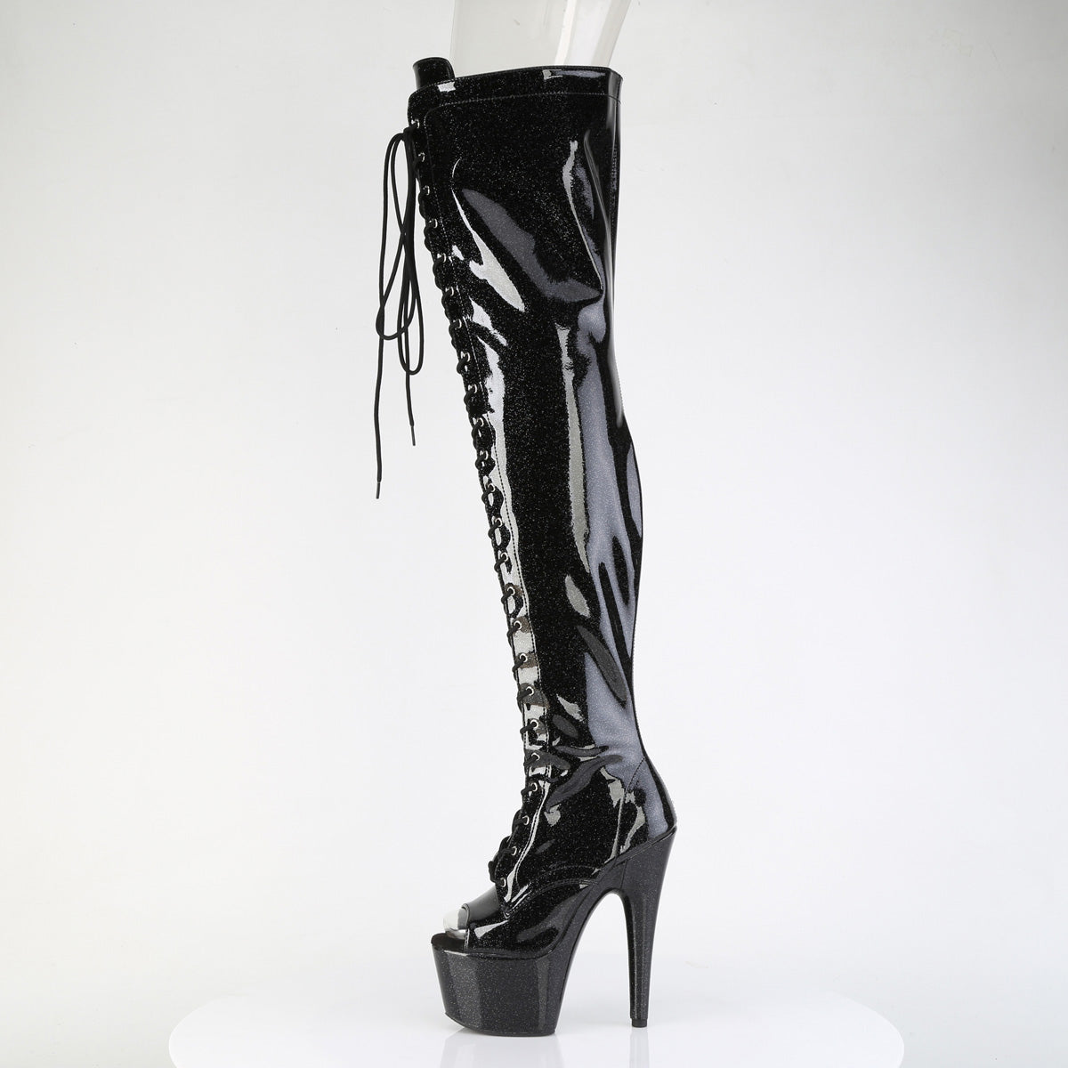 【PLEASER】ADORE-3021GP シューズ Blk Glitter Pat/M【取寄】